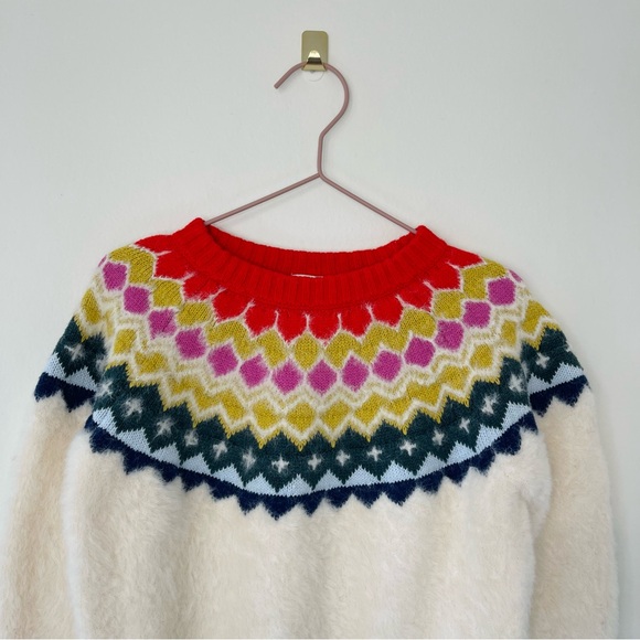 Hanna Andersson Festive Fair Isle Pullover - Picture 3 of 5